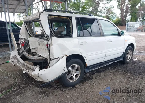 2006 Honda Pilot Ex-L from USA, damaged, VIN 2HKYF18606H522896